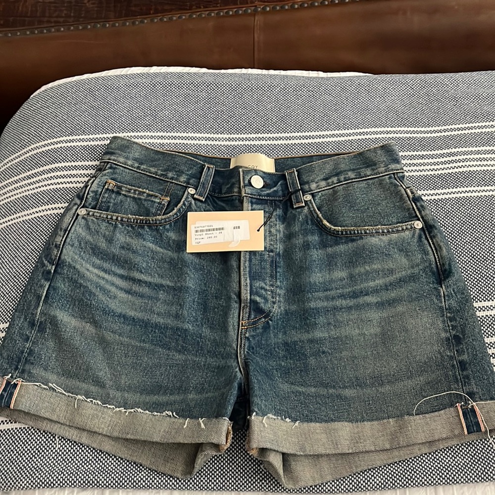 Classic Blue Denim Jean Shorts